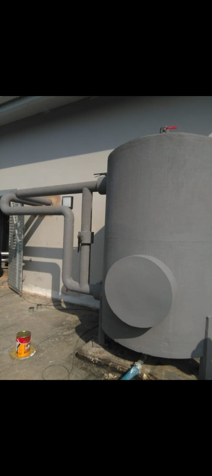 Insulated buffer vessel